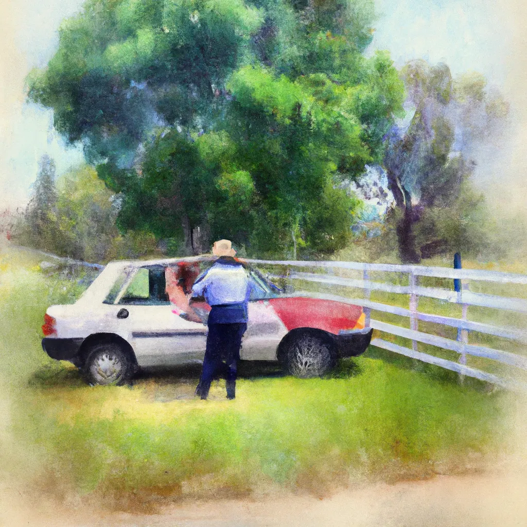 A person receiving a ride from a kind stranger in Maffra, Australia.